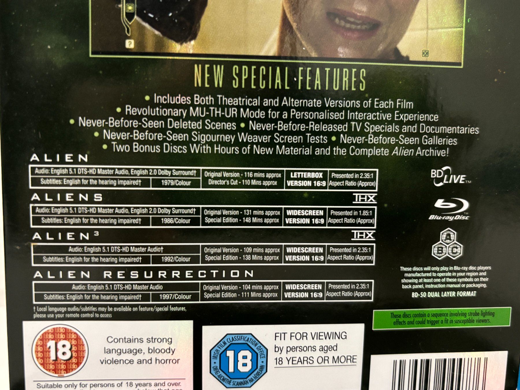 Alle DVDs: Alien Anthology Blu-ray 6 Disc Set – Neu (gemäss Beschreibung) aus Binningen von  5