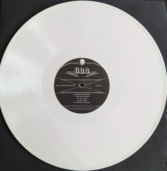 Dischi in vinile: U.D.O. Man And Machine - Limited Edition, White Vinyl – Nuovo e nell'imballaggio originale da Brittnau venduto da Zibu 7