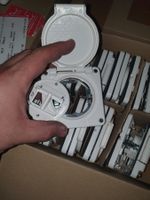 NUP-Anschlussdose ws 2× RJ45 UKV Feller Netzwerk NUP