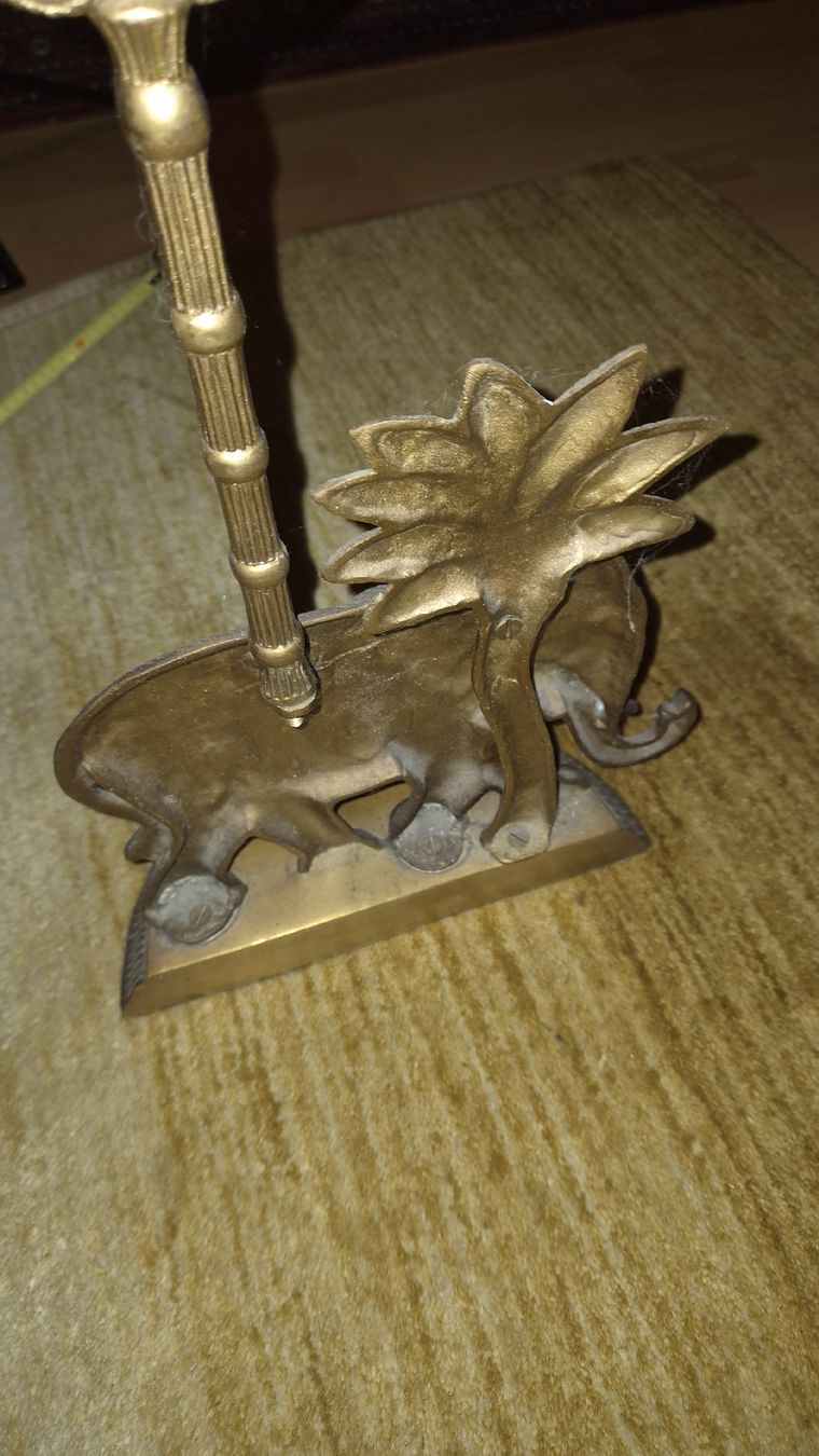 Statuette: Messing Türstopper gross schwer Elefant  – Usato da Kölliken venduto da MissesBossTop1 3