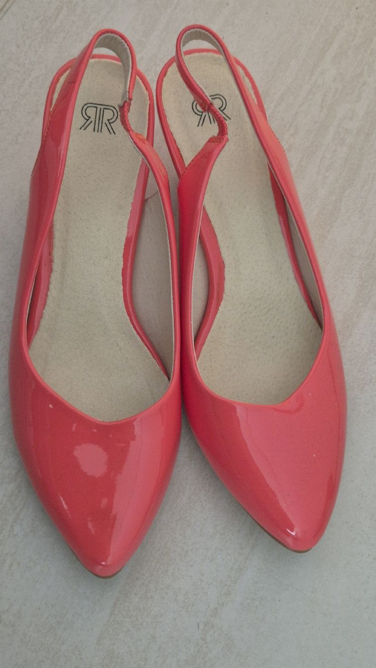 Scarpe da donna: NEU Gr. 38 Pumps, Slingpumps Koralle rot – Nuovo (secondo la descrizione) da Cham venduto da Fantomar 1