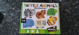 Montessori Fühlpuzzle Tiere, neuwertig