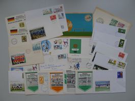 1956-1982, 23 Belege zum Thema FUSSBALL WELTMEISTERSCHAFTEN