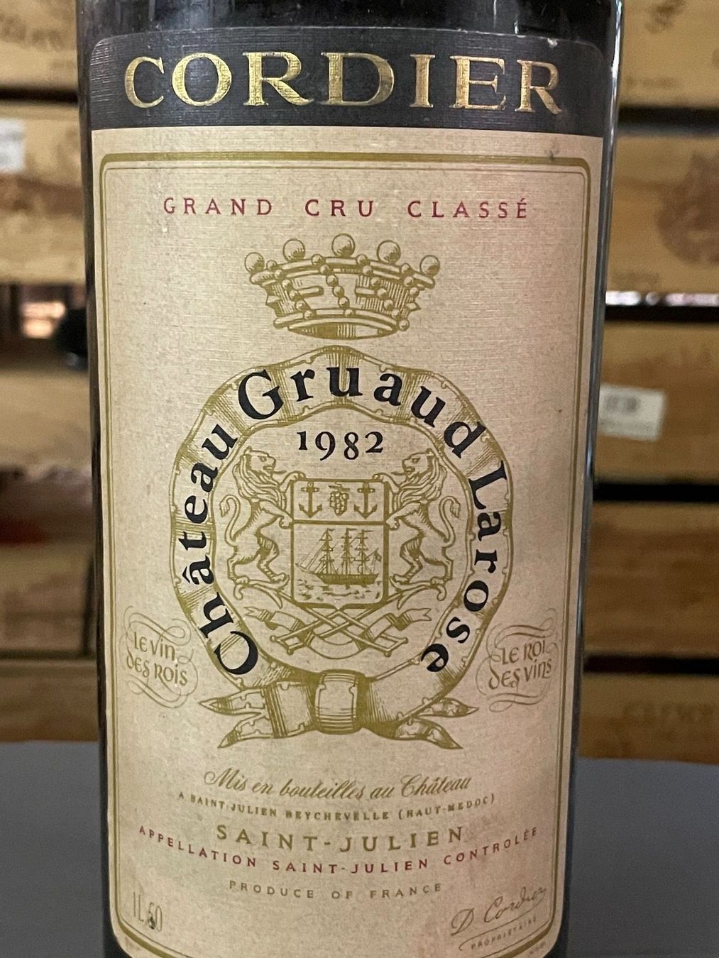 Vino: Gruaud Larose 1982 MAGNUM – Usato da Oberwil BL venduto da wangdang 1