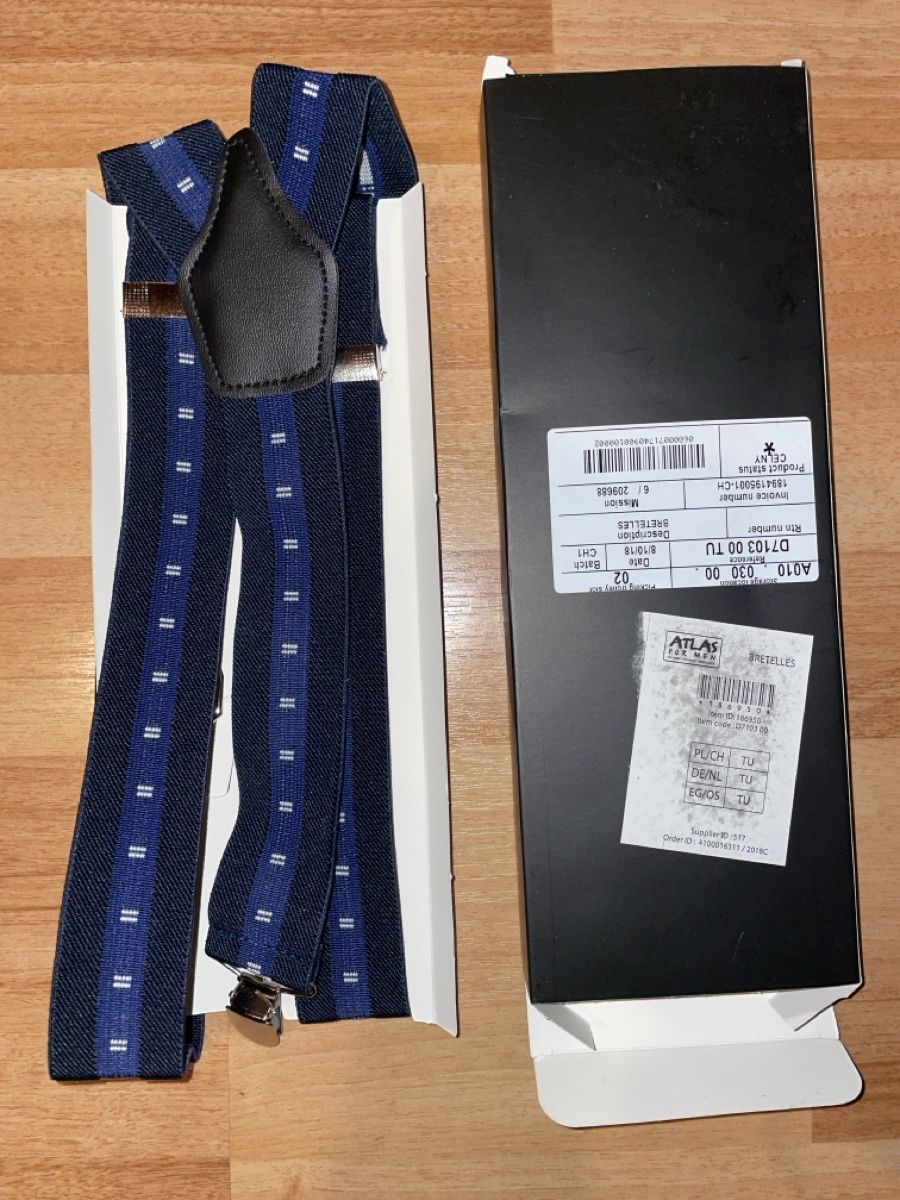 Altro in  Abbigliamento & Accessori: Hosenträger neu Atlas 100cm – Nuovo (secondo la descrizione) da Wald AR venduto da sim_m9vw 1