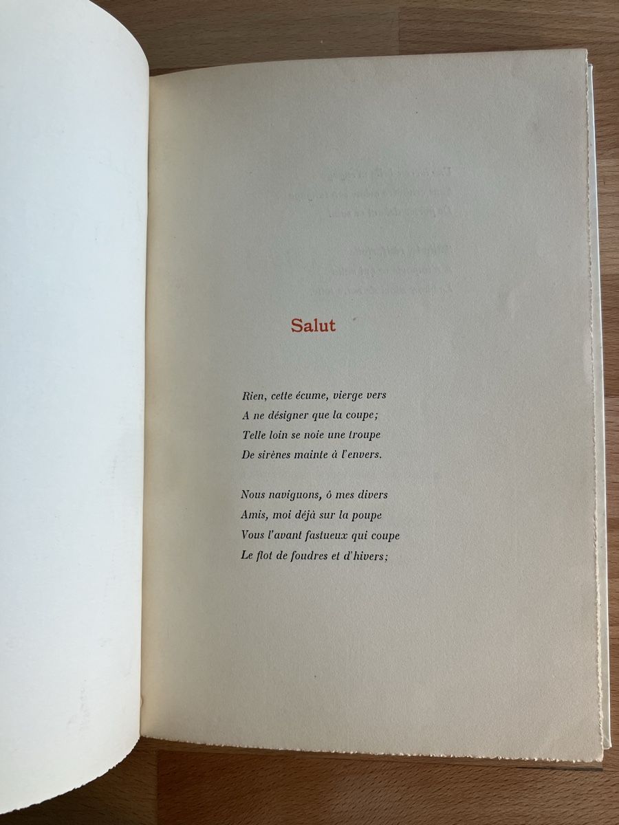 Libri: S. MALLARMÉ - Les Poésies – Usato da Lausanne venduto da Willandco 5