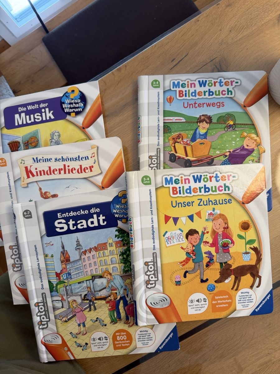 Bücher: 5 Tiptoi Bücher – Gebraucht aus Bonstetten von Tulli.Tulla