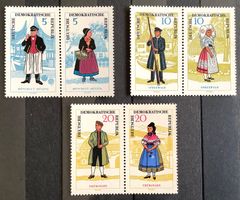 1964 - DDR / Volkstrachten I - Satz ** Mi- 1074 - 79