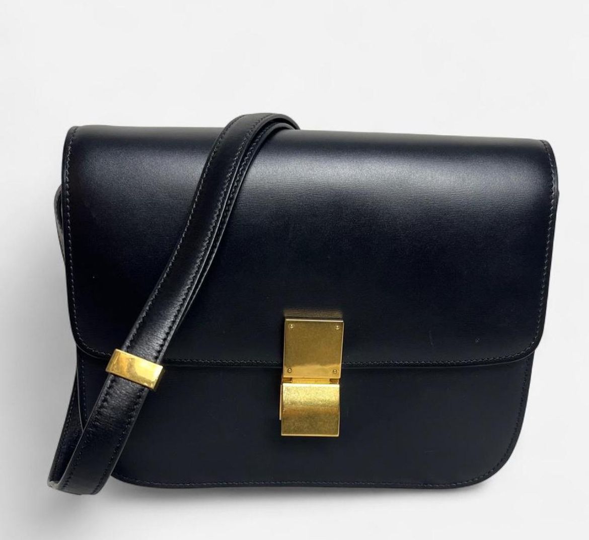 Celine Borse da donna: Celine - Classic Box schwarze Leder Tasche  – Usato da Mörschwil venduto da ReLuxeAtelier