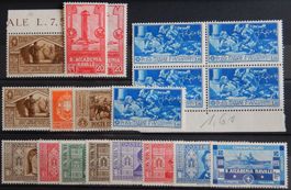 Italien ex. Kat. 340-380 ** 1930/32 Kat. 160 Euro (4 Block m
