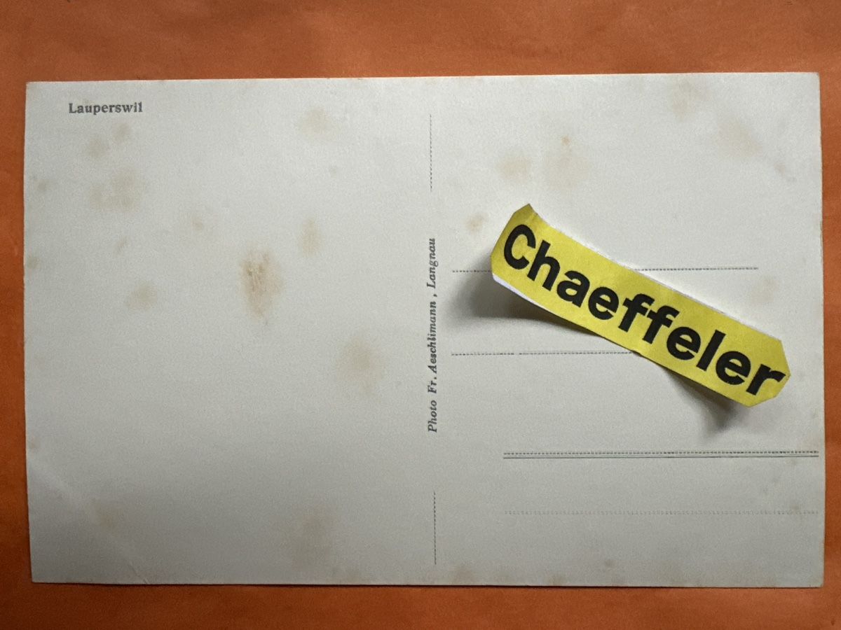 Cartoline postali: Lauperswil BE - Ältere Ansichtskarte mit Dorfansicht. – Usato da Zürich venduto da Chaeffeler 1