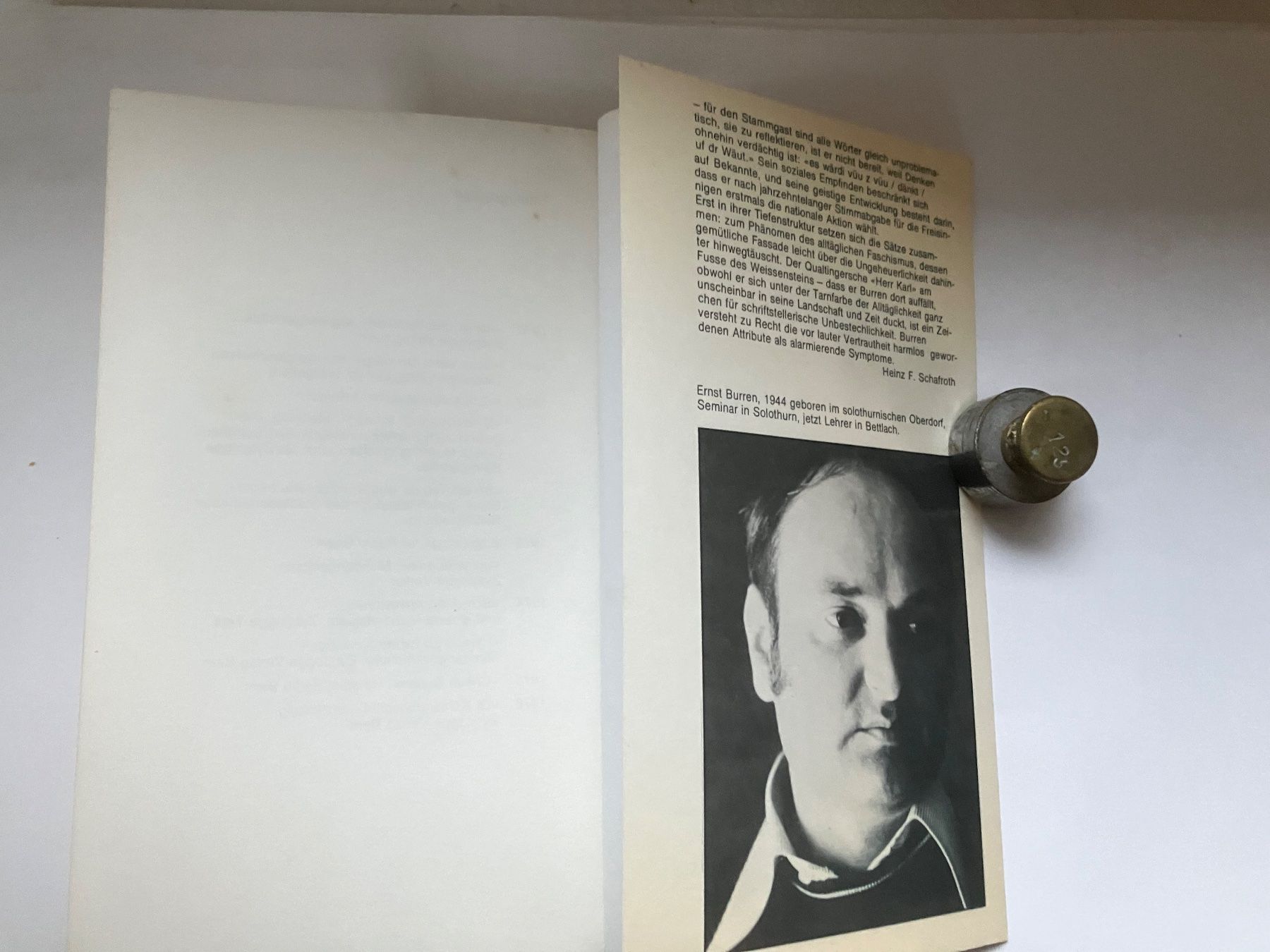 Libri: Ernst Burren Dr Stammgast   Mit Widmung – Usato da ZUERICH venduto da Carolus1 7
