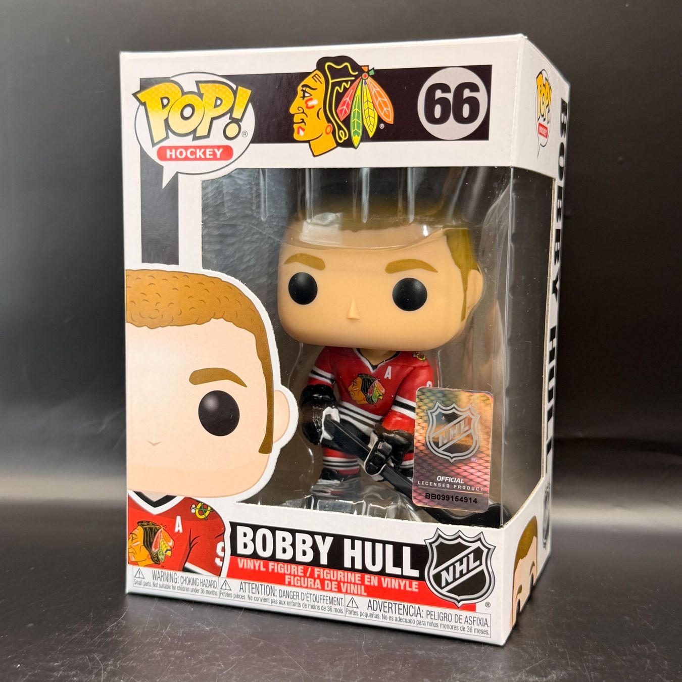 Funko Statuette: Funko Pop! NHL Bobby Hull 66 – Usato da Düdingen venduto da Nerdworld
