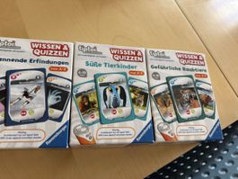 Tiptoi Wissen & Quizzen Sammelbox 3er Set guter Zustand