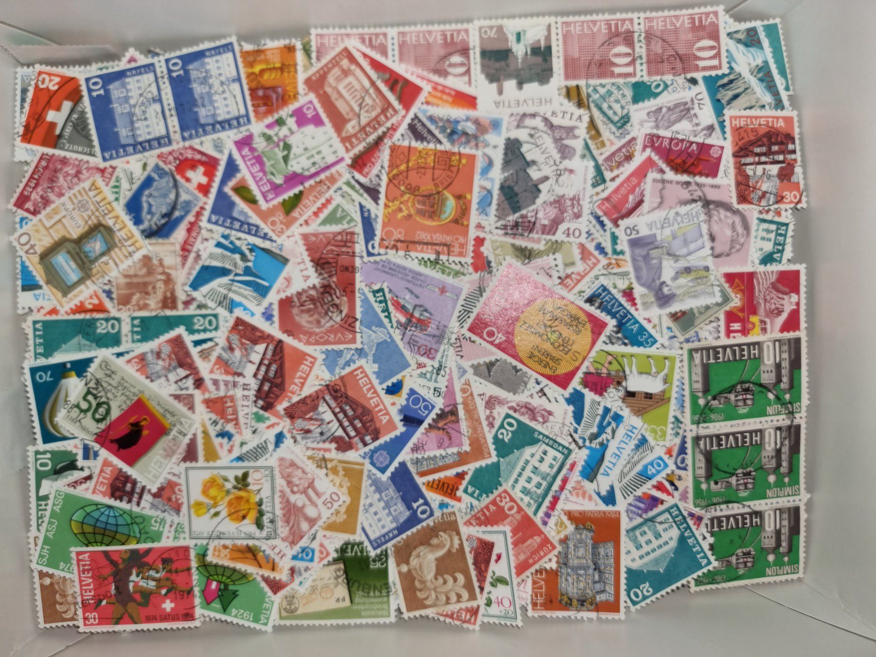 Tutti i francobolli: Grosse Sammlung Schweizer Briefmarken – Usato da Zuzgen venduto da ricard11 6