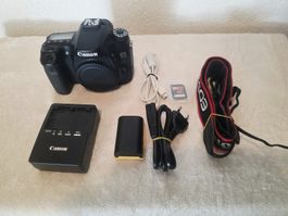 Digitalkamera Canon EOS 70D APS C mit Zubehör gebraucht