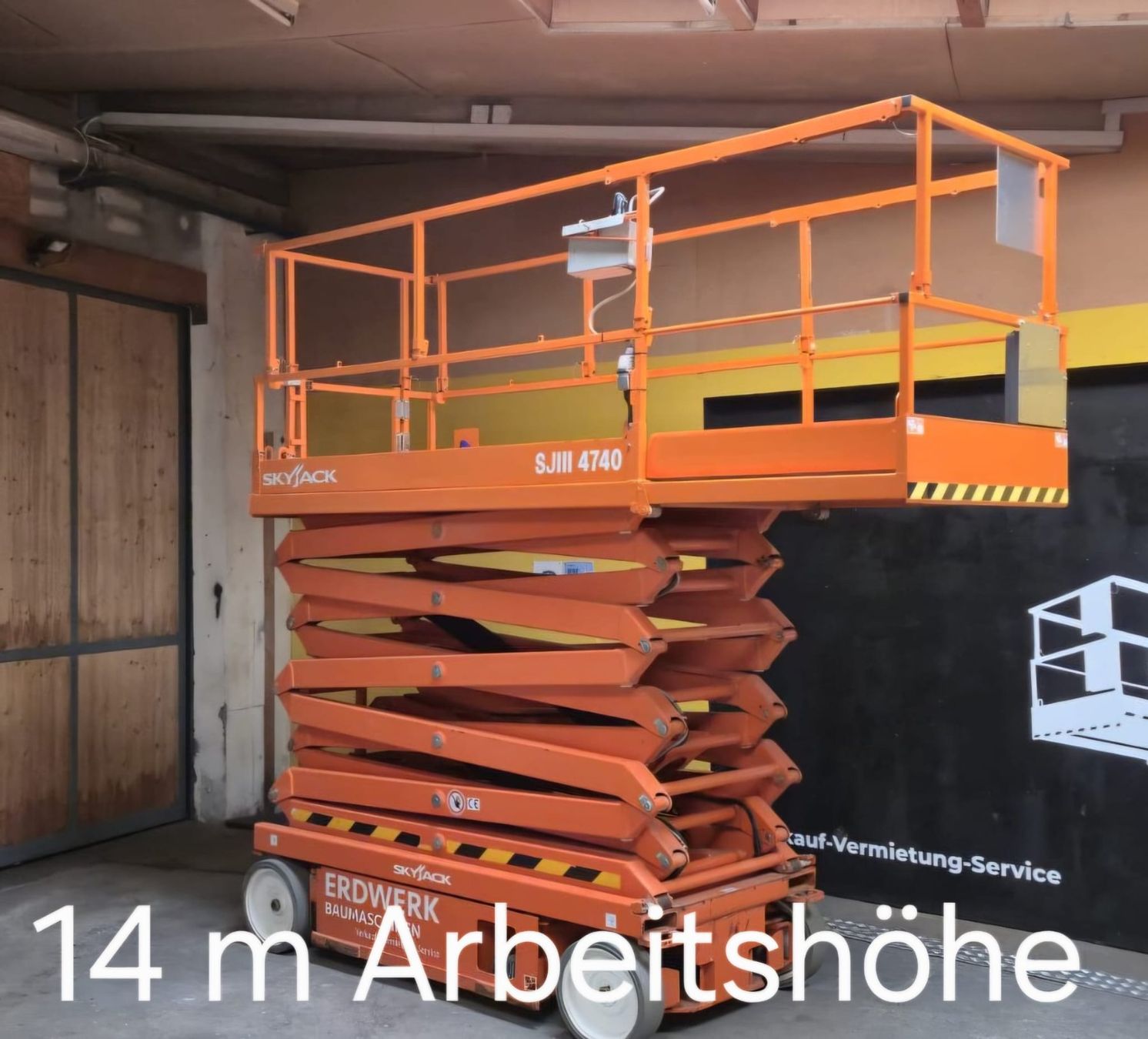 Piattaforme elevatrici & Crick: Skyjack SJIII-4740 Scherenarbeitsbühne geprüft und bereit – Usato da Ringgenberg BE venduto da mme_776b