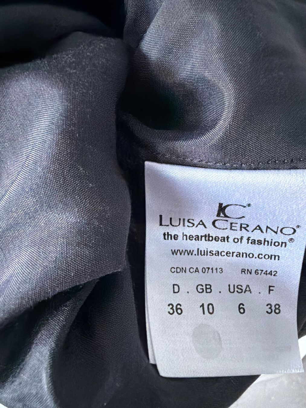 Luisa Cerano Vestiti: Luisa Cerano Cocktail Kleid – Nuovo (secondo la descrizione) da Seengen venduto da phismial 4