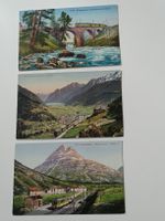 Drei alte PK / Bernina Bahn - Ausgabe ca. 1925