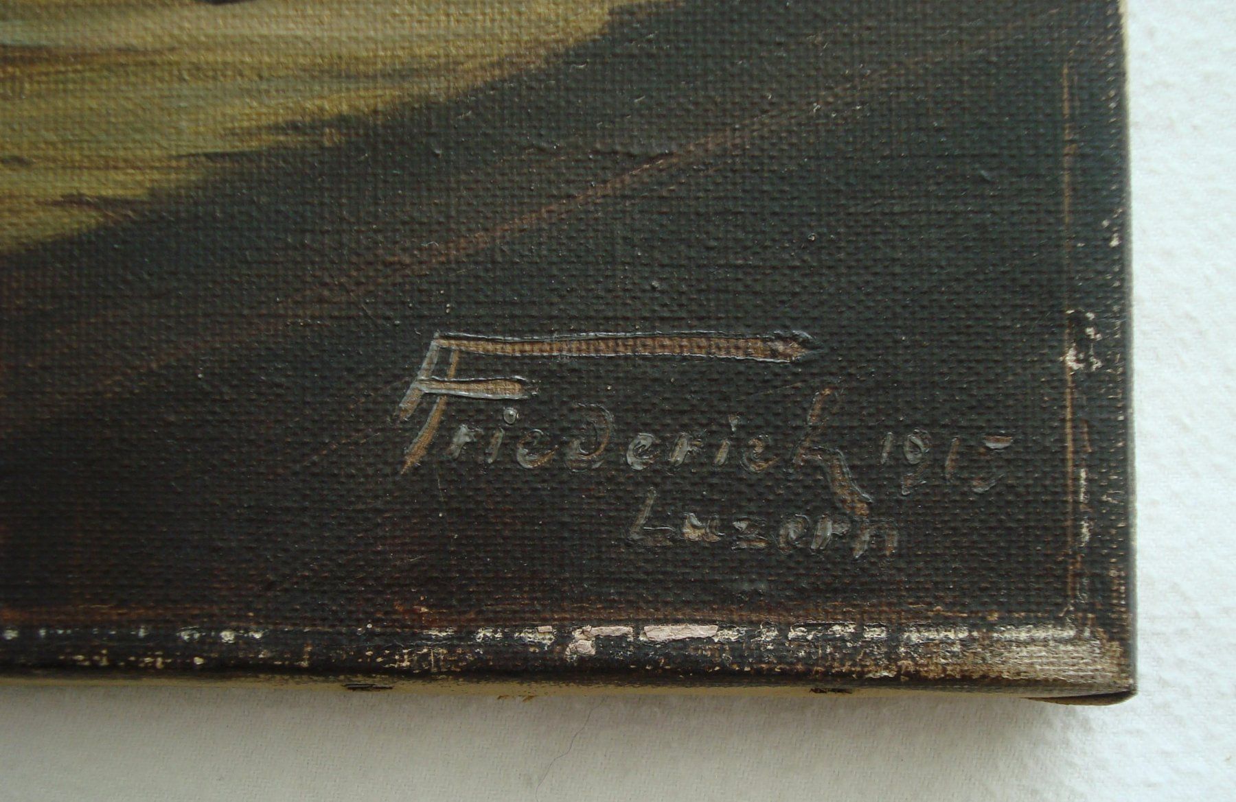 Dipinti: 2 Ölgemälde Stilleben, Friederich 1913 Luzern – Usato da Oberdorf NW venduto da Lufao 4