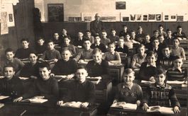 St. Gallen. Schulklasse mit Lehrer
