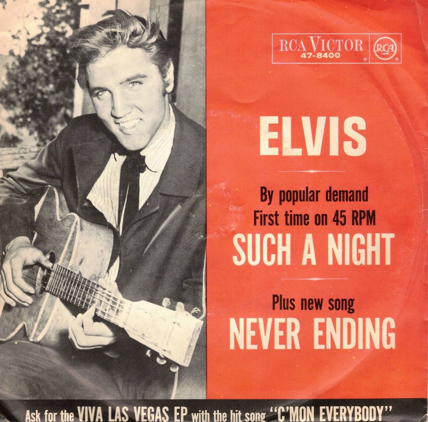 Dischi in vinile: Elvis Presley  --  Such a Night  Single7 – Usato da Oberwil (Dägerlen) venduto da thespecials