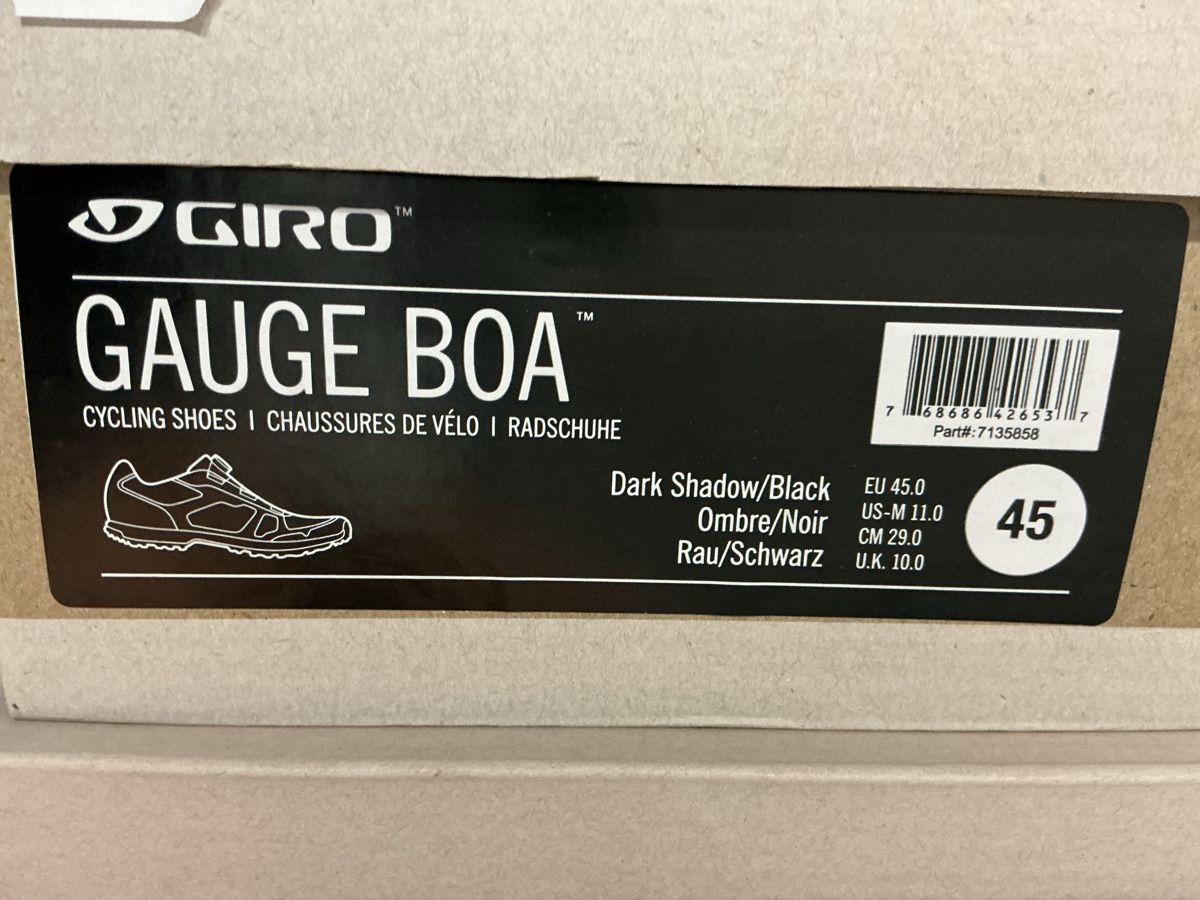Giro Herrenschuhe: Giro Gauge Boa taille 45 – Neu und originalverpackt aus Borex von b-cycle 2