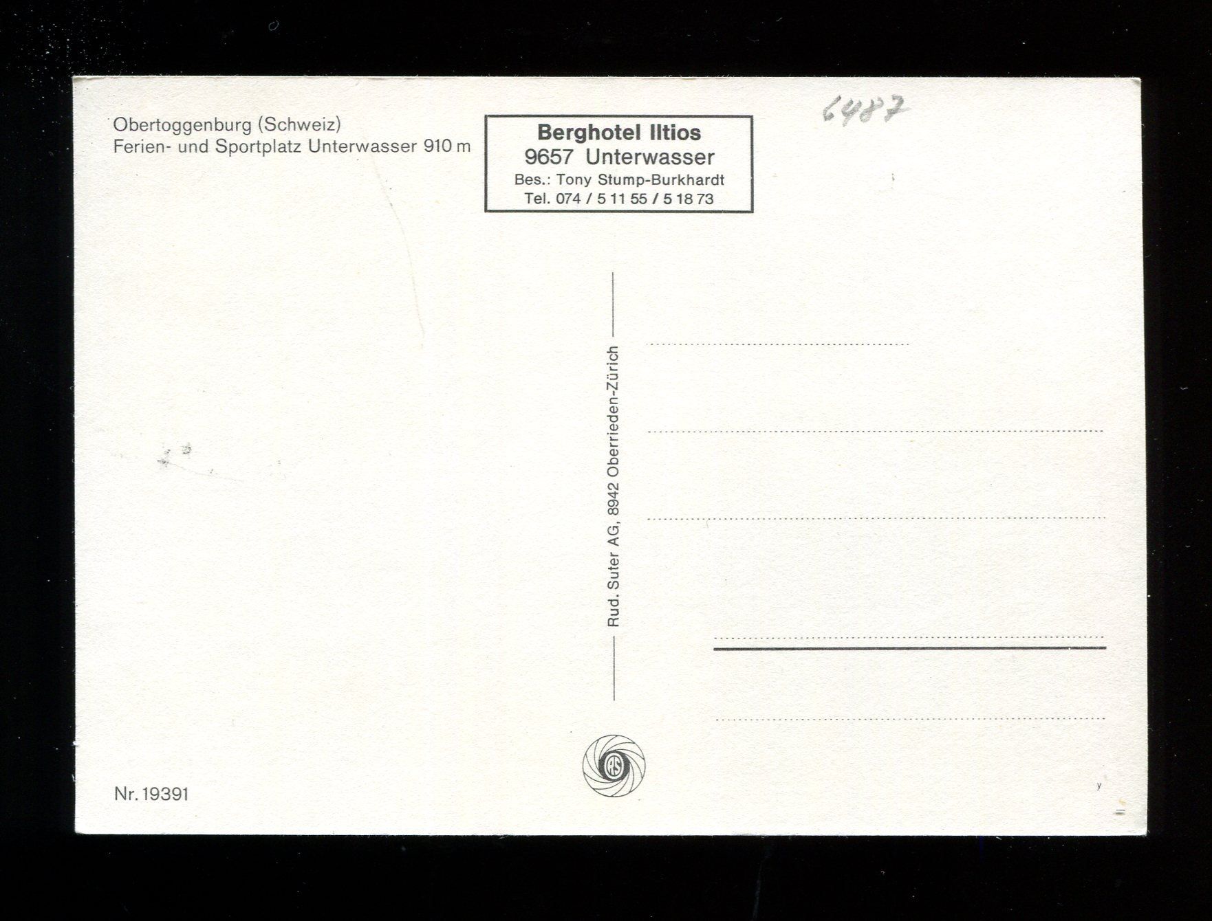 Cartoline postali: Iltios - Chäserrugg – Usato da Aarau venduto da Elmaar41 1