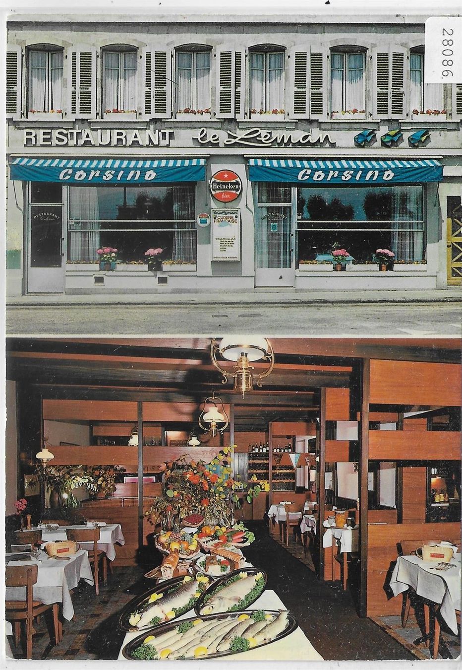 Cartoline postali: Restaurant Le Leman - Nyon – Usato da Ettingen venduto da Kartenplanet