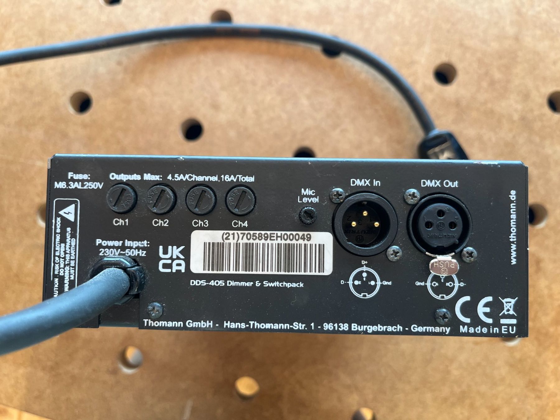 Elektronikbauteile: Stairville DDS-405 DMX Dimmer & Switchpack – Gebraucht aus Benken SG von Netzton 1