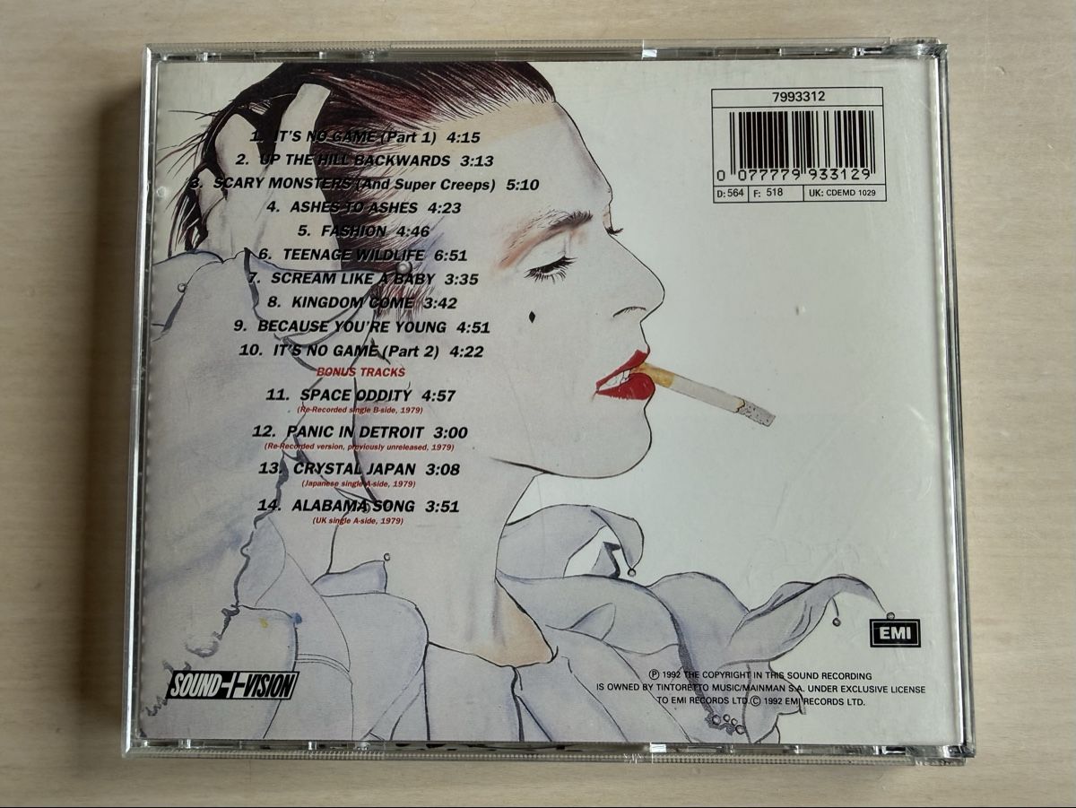 CDs: David Bowie Scary Monsters CD  – D'occasion à Oberried Brienz par Chyara 1