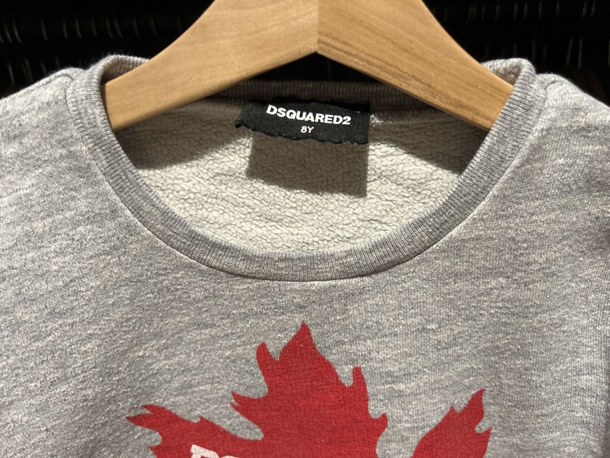 Dsquared2 Maglioni & Felpe: DSquared2 Gr. 8Y Jungen Sweatshirt Grau – Usato da Salenstein venduto da sehrgut 1