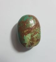 Türkis Cabochon 43 ct Naturstein Grün Blau Oval NOS