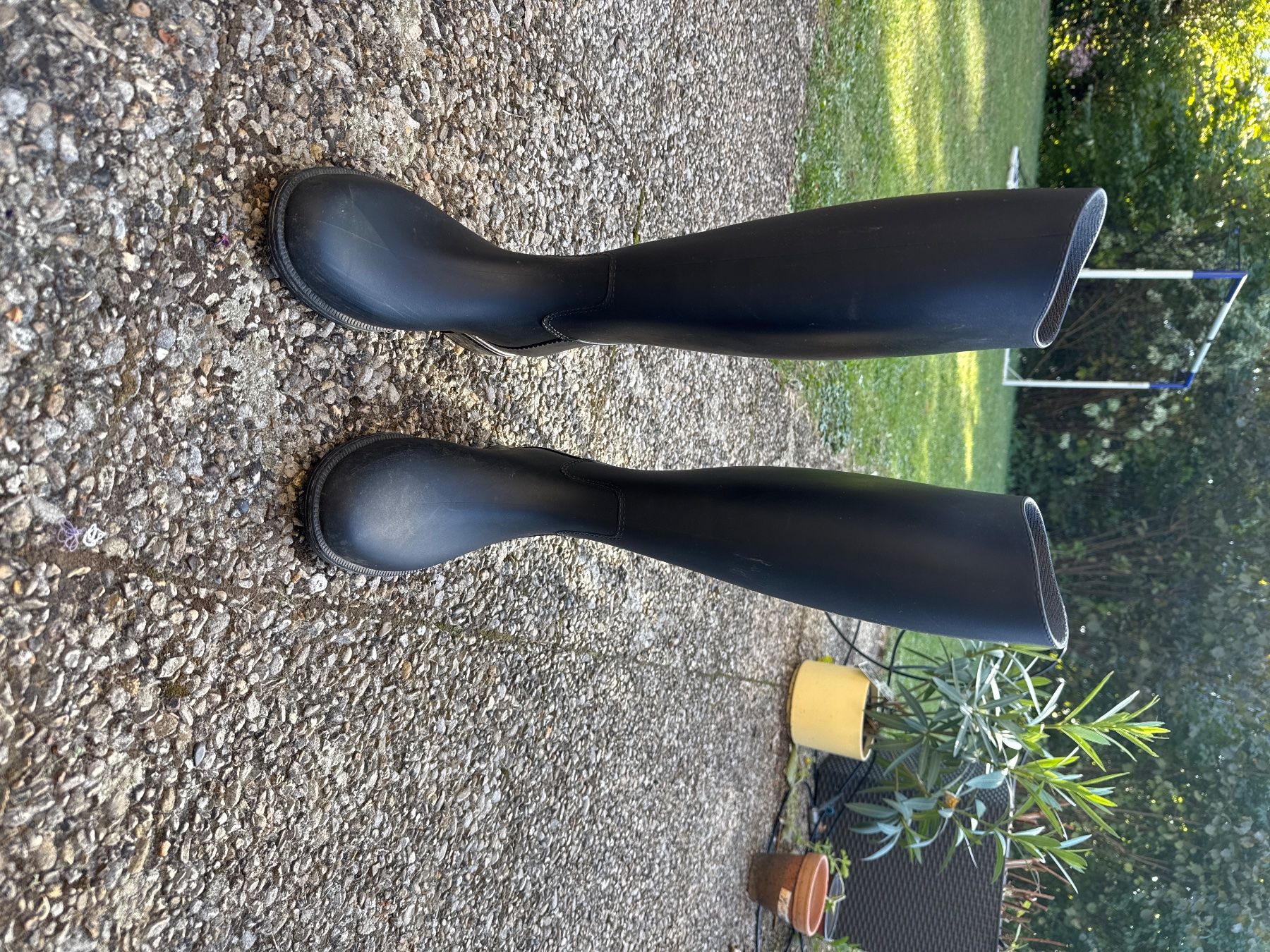 Decathlon Damenschuhe: Botte équitation caoutchouc – Gebraucht aus Lausanne von ann_k82k