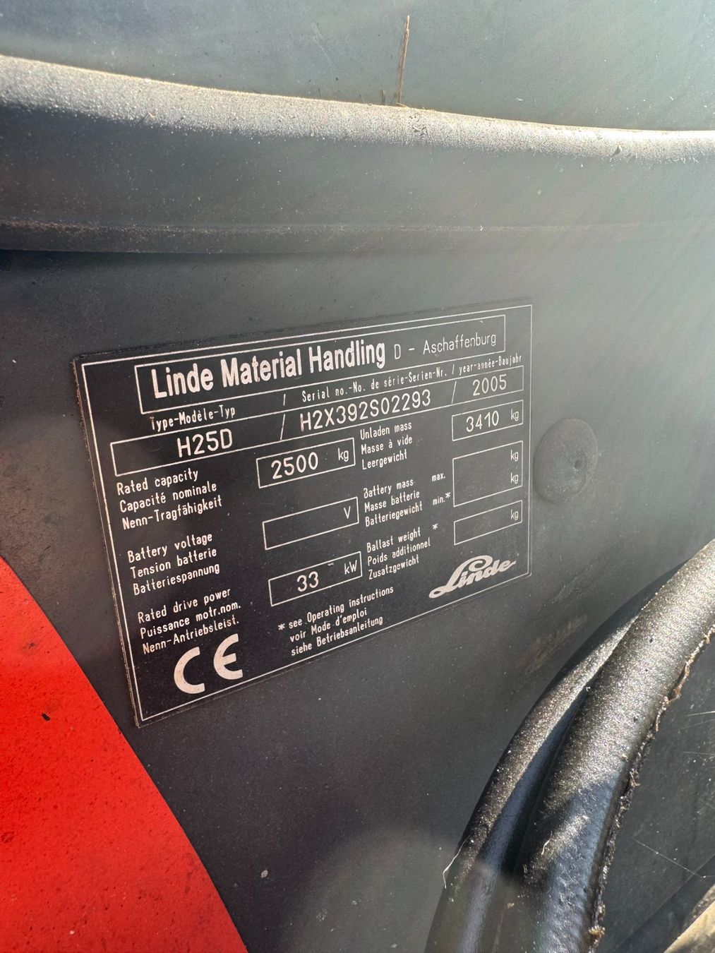 Linde Carrelli elevatori e a forche: Linde Stapler  H25D – Difettoso da Liesberg venduto da KELSAG1973 3