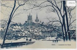 Lausanne en hiver