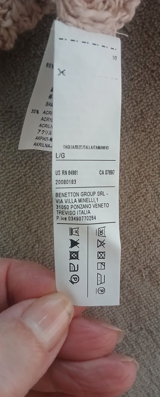 Benetton Maglioni & Felpe: NEU BENETTON DAMEN PULI GRÖSSE L – Nuovo (secondo la descrizione) da Villa Luganese venduto da luxlady 8
