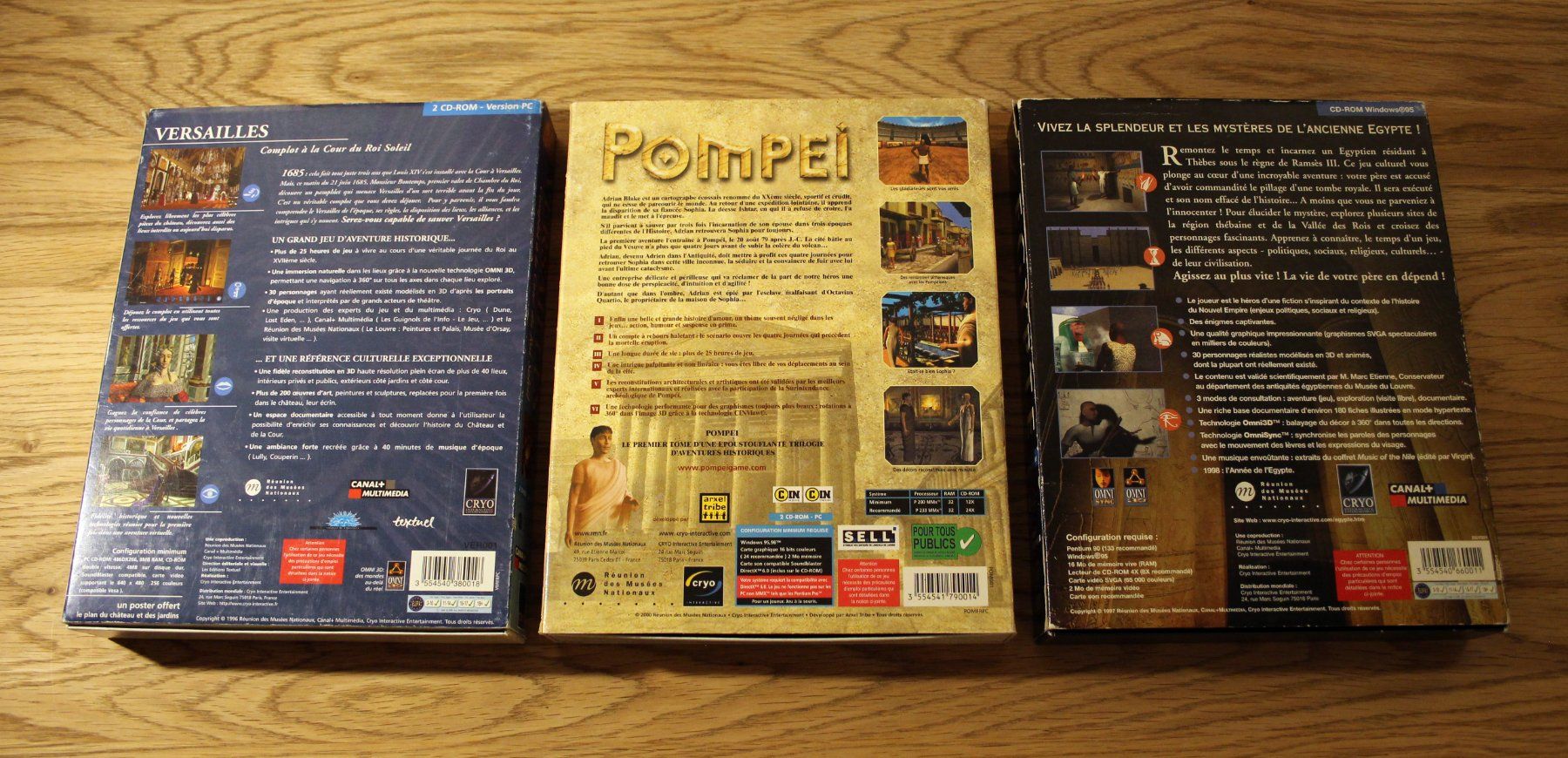 Spiele: Versailles + Pompei + Egypte (VF) – Gebraucht aus Münchenbuchsee von Chaoo 1
