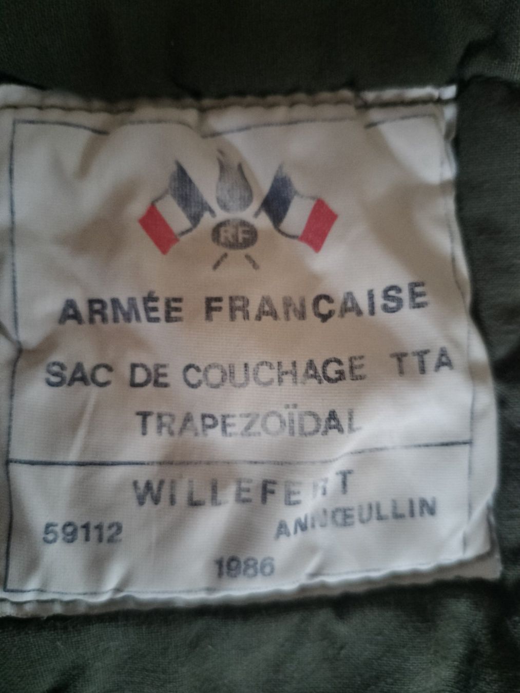 Schlafsäcke: Armee Militär Schlafsack Frankreich – Gebraucht aus Schwanden Sigrisw von cadieux71 5