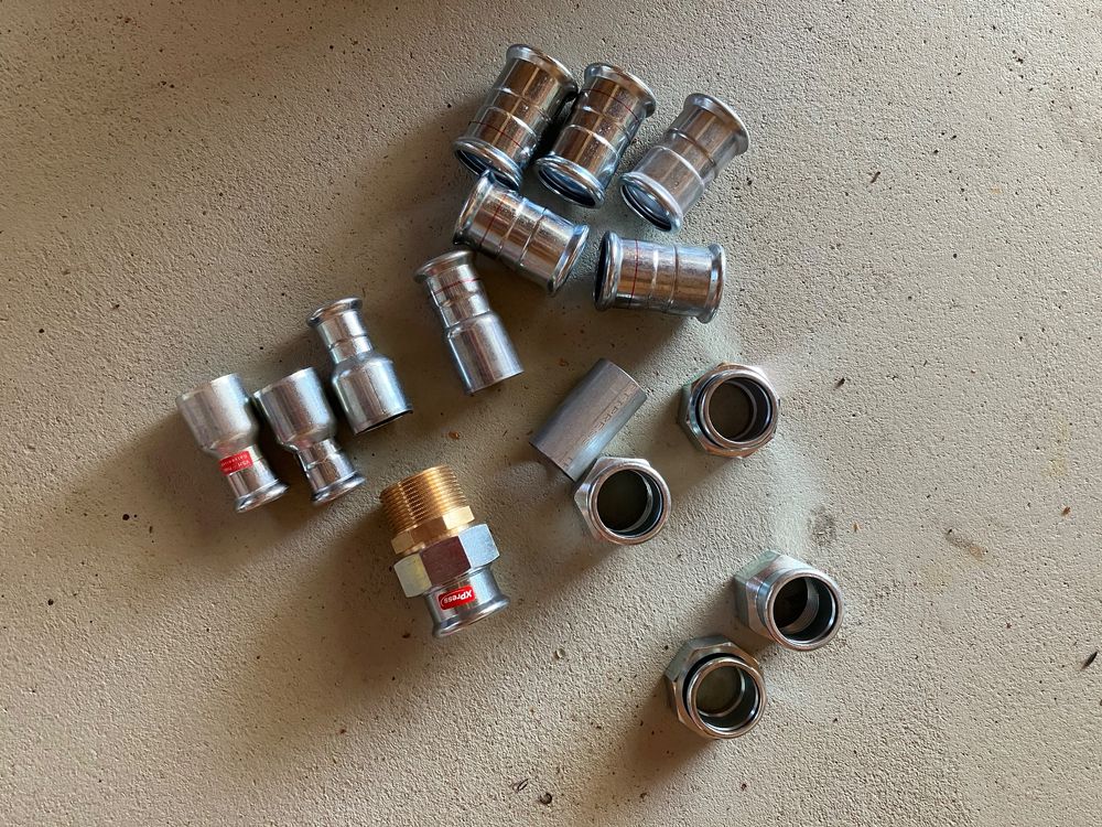 15 neue VSH XPress Fittings 35er für Heizung Kaufen auf Ricardo