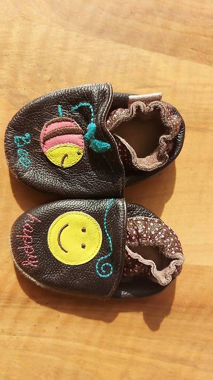 Scarpe per ragazzi: Lederfinkli 6-12 Monate Rose et Chocolat – Usato da Rotkreuz venduto da MASI17