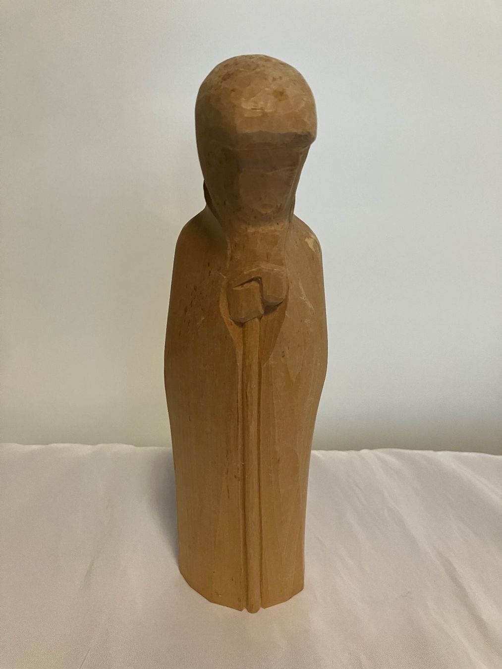 Statuette: Alt Robert Hess 1960 Krippenfigur ca.20cm Josef/Hirte m.Stab – Usato da Flums venduto da Limatools 1