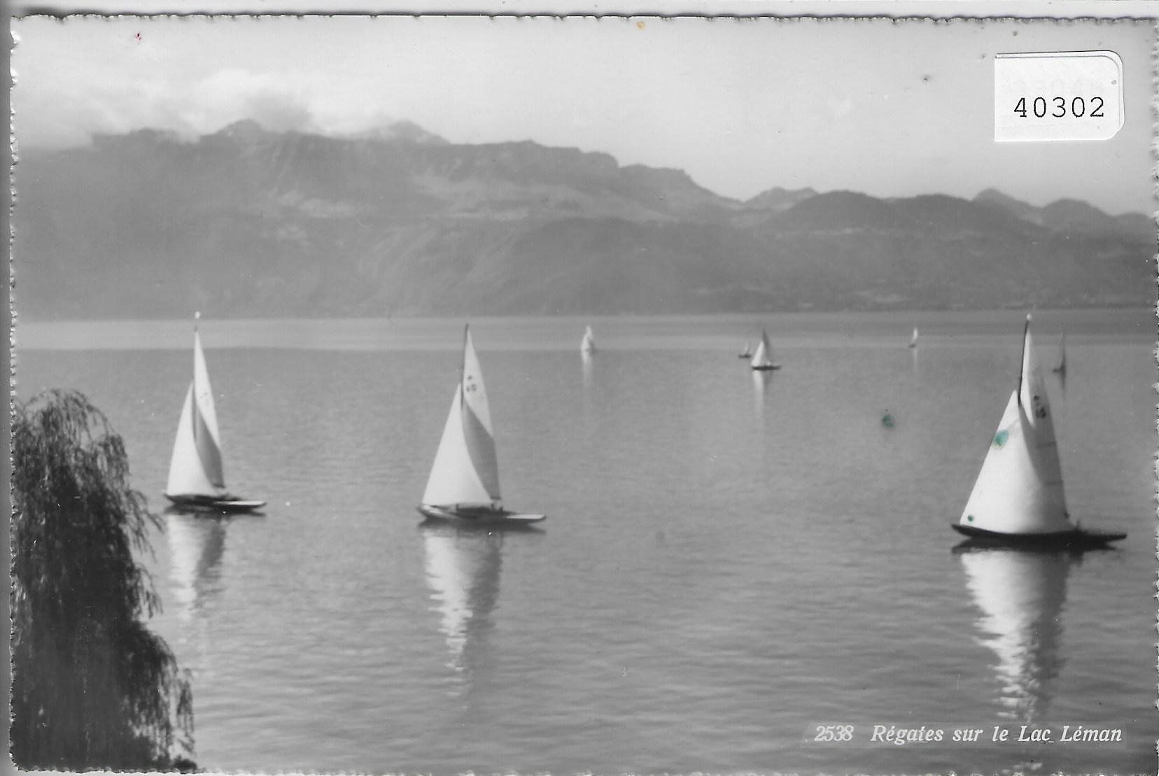 Cartoline postali: Regates sur le Lac Leman – Usato da Ettingen venduto da Kartenplanet
