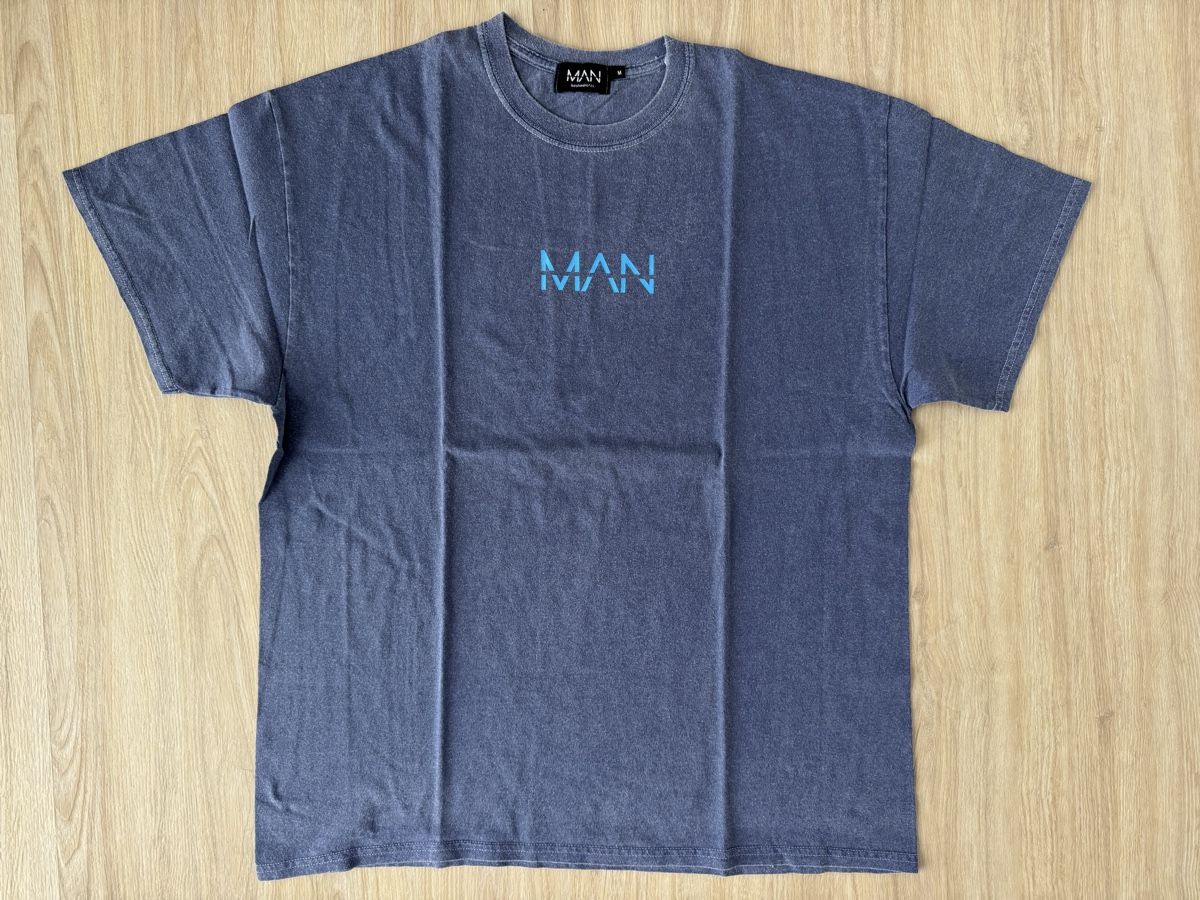 T-Shirts: bohooMAN T-Shirt M blau – Gebraucht aus Maisprach von jokoundklaas