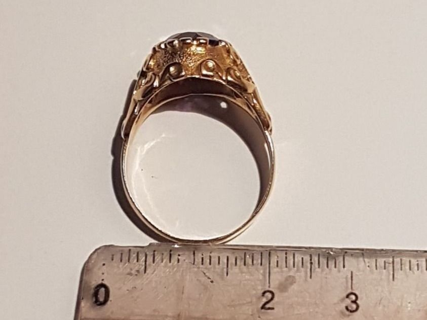 Bagues: Glamouröser Amethystring  in 750 Gold – Neuf (Voir description) à Unterägeri par Altgoldschmuck 6