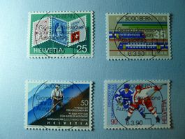 1990 Sonderpostmarken 1 785 - 788 ET Vollstempel