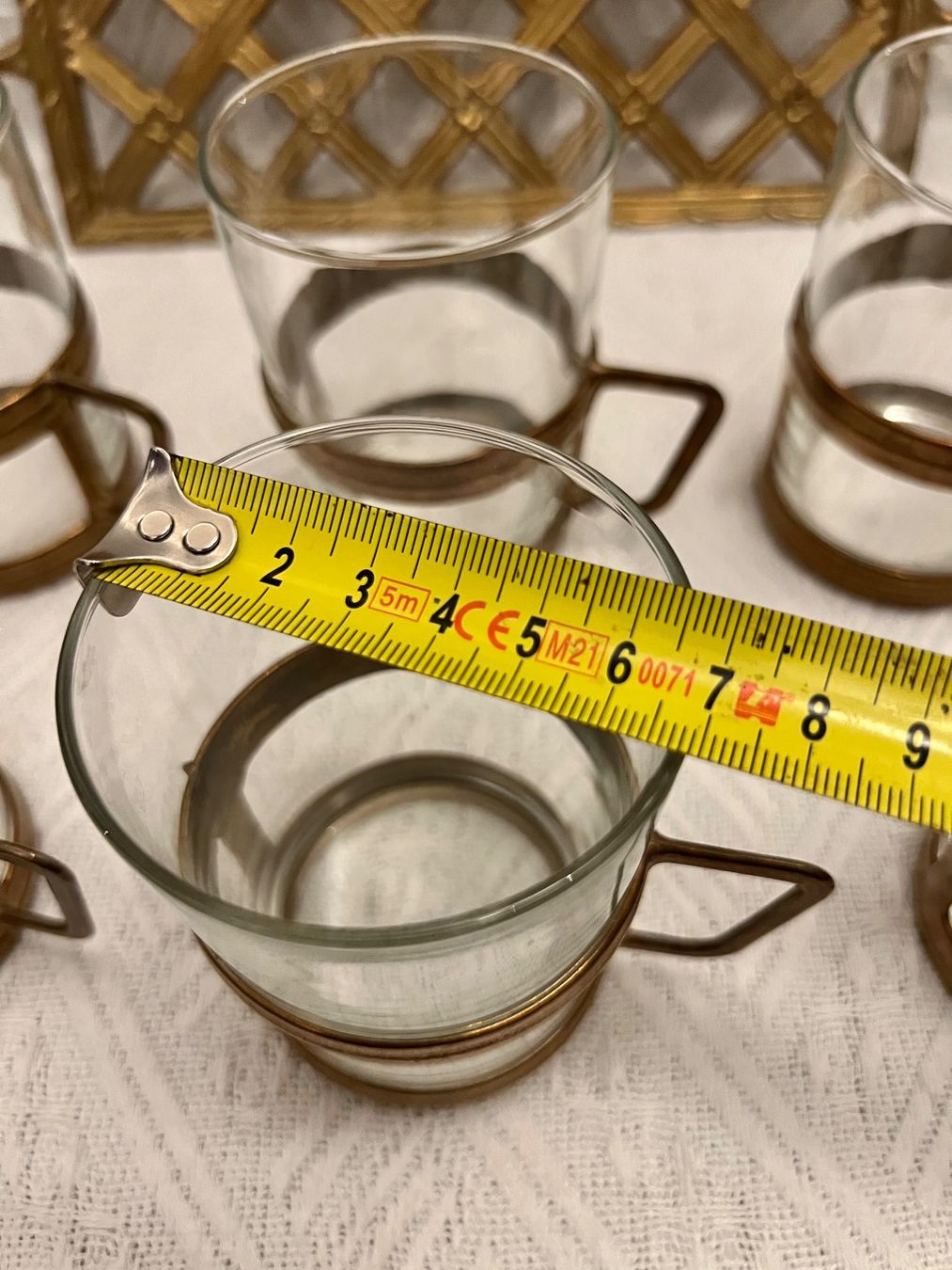 Services de table: Vintage Teeservice Messing 7 Teile – D'occasion à Frenkendorf par Only1 6