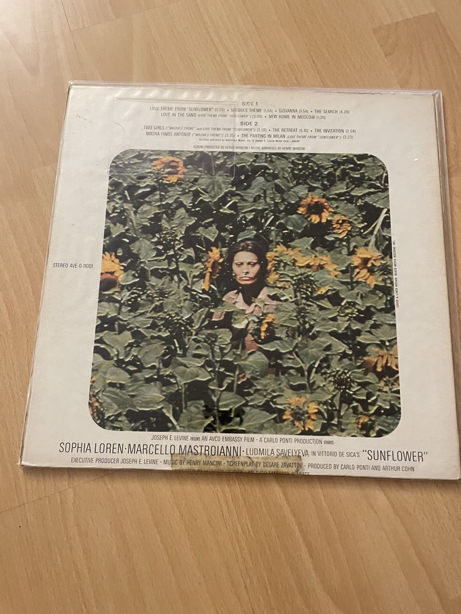 Dischi in vinile: Sunflower - Henry Mancini – Usato da Hombrechtikon venduto da baersandro 1