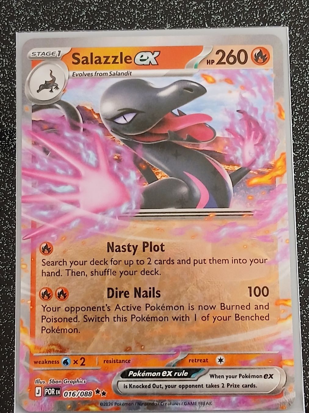 Pokémon Carte collezionabili: Perfect Order / Salazzle ex 016/088 EN – Nuovo (secondo la descrizione) da Zug venduto da Vorphalak