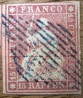 Strubel 24A3 bl. Raute mit Befund Kat. 240.-